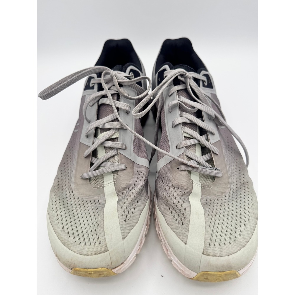 On Cloudflow Mens Running Shoes Grey Black Yellow 35.99235 Size 12